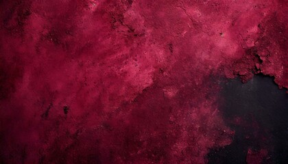 weathered black-red rough surface on a toned old concrete wall, featuring vibrant magenta hues  background wallpaper texture
