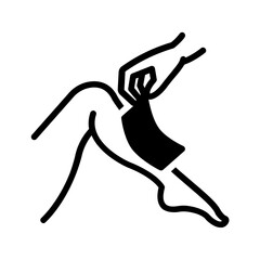 Vector solid black icon for Abatement