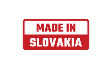 Made In Slovakia Rubber Stamp
