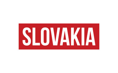 Slovakia Rubber Stamp Seal Vector