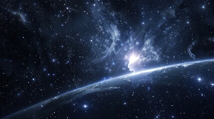 Abstract background space astronomy
