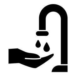 washing hand medical icon