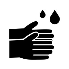 washing hand medical icon