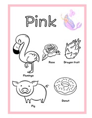 coloring page - learning color