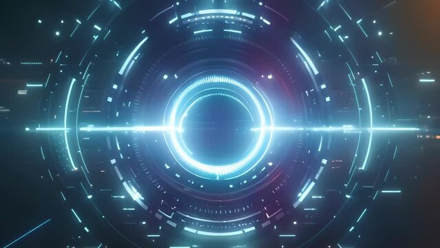 abstract blue background with circles
