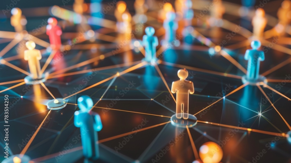 Poster Global business structure of networking. Analysis and data exchange customer connection, HR recruitment and global outsourcing, Customer service, Teamwork, Strategy, Technology and social network