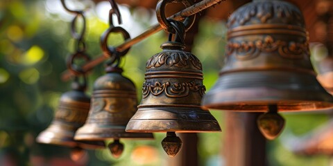 Harmonious Ringing Bells at Entrances