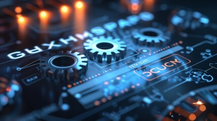 Quality Assurance and Quality Control Concept - Modern graphic interface showing certified standard process, product warranty and quality improvement technology for satisfaction of customer.