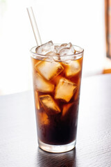 グラス, 氷, コーヒー, 飲み物, 冷えたコーヒー, アイスコーヒー, glass, ice, coffee, drinks, cold coffee, iced coffee