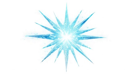 Ice Crystal Burst Radiance Display
