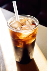 グラス, 氷, コーヒー, 飲み物, 冷えたコーヒー, アイスコーヒー, glass, ice, coffee, drinks, cold coffee, iced coffee