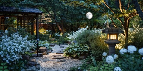 Moon Gardens for Nighttime Tranquility