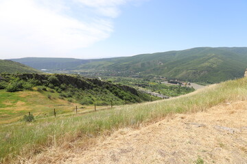Landscape in the mountains in northern Israel.