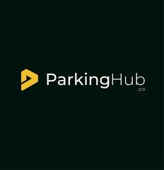 Parking Hub Logo design template - Editable Format Text
