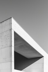 Fototapeta premium A minimalist representation of a architecture