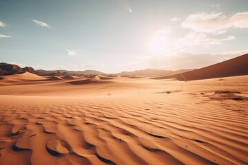 Beautiful view of the desert.