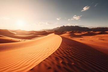Fototapeta na wymiar Beautiful view of the desert.