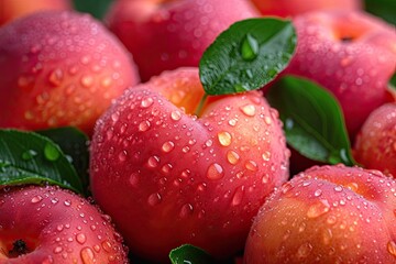 background of juicy, beautiful peaches, nectarines.