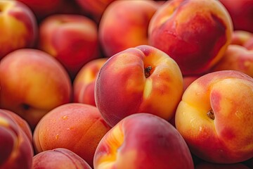 Fototapeta na wymiar background of juicy, beautiful peaches, nectarines.