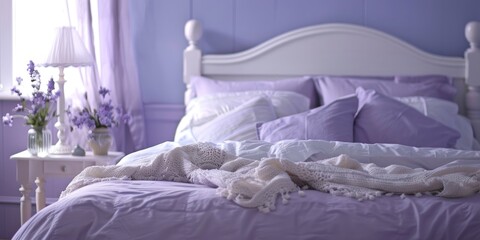 Soothing Bedroom Colors for Deep Sleep: Choose soothing bedroom colors, like lavender or soft blue, to promote deep sleep and relaxation