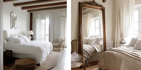 Strategic Mirror Placement for Spaciousness: Place mirrors strategically in smaller apartments to create the illusion of spaciousness