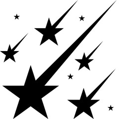 Fototapeta premium Shooting Star Icon