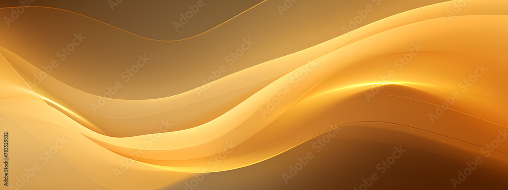 Wall mural Minimalistic Golden Soft Silky Background