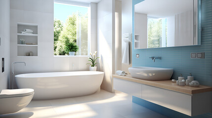 Elegant Modern Bathroom Interior