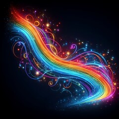 abstract colorful background rainbow 