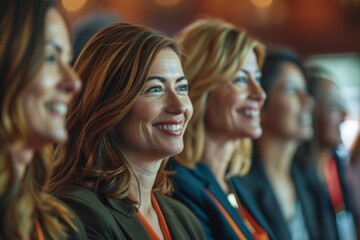 Fototapeta premium collaborative office gatherings: Dynamic teamwork and happy colleagues in business meetings,Business training sessions