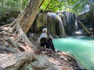 Mata jitu waterfalls in sumbawa