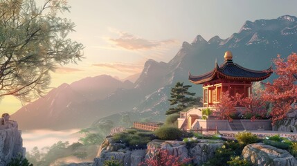 Fototapeta premium Quiet Monastery