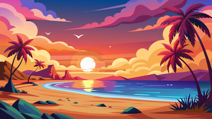 beach-at-sunset