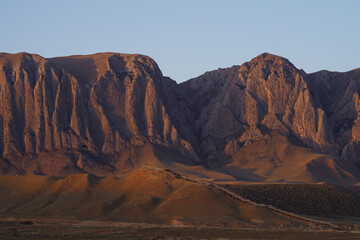 landscape of the mountains