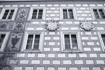 Sgraffito in Szekesfehervar city centre,Hungary