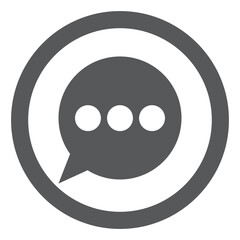 chat Icon. Chat Logo Icon Design. chat icon vector design symbol. Chat Icon. Chat Bubble, Speech Bubble, Live Chat, Message, Comment. Chat icon vector isolated on white background.