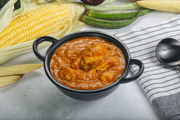 Indian cuisine - Kadai chicken masala
