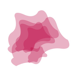 Red vector brush spot.
Vector brush stain on white background