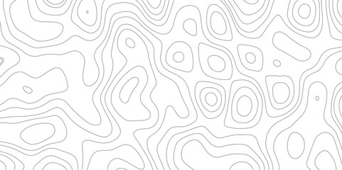 Gray line waves topographical design. Geographic mountain contours Vector Illustration. - obrazy, fototapety, plakaty