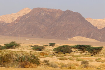 Timna mountain range in Eilat in southern Israel.