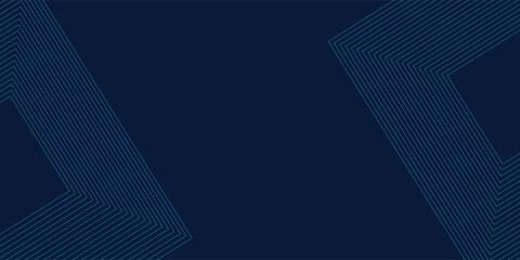 Dark blue background. Modern line stripes curve abstract presentation background. Luxury paper cut background. Abstract decoration,