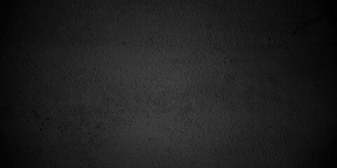 Black Grunge background. Vector illustration of old wide black background. Grunge texture. Dark wallpaper.