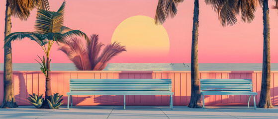 Solitude Amongst the Palms