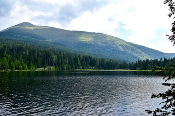 Prebersee an der Landesgrenze Salzburg/Steiermark mit Blick auf den Preber (Krakau, Lungau, Tamsweg)