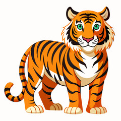 tiger--on-a-white-background--no-background 