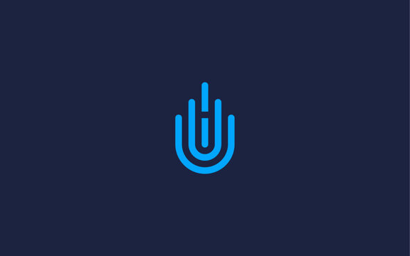 letter uh logo icon design vector design template inspiration
