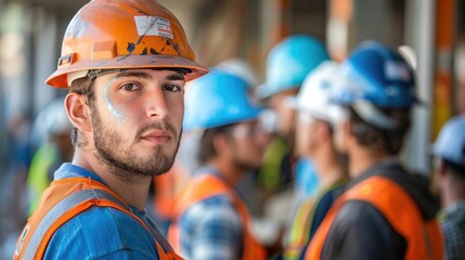Construction Apprenticeship Training Hands On Learning at the Worksite with Tools and Safety Gear