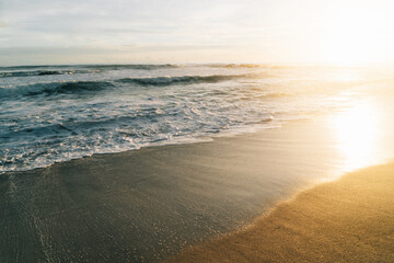 Sunset on beach in Costa Rica