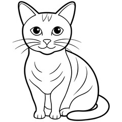   cat vector illustration.
