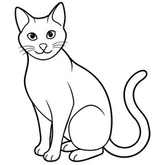  cat vector illustration.
